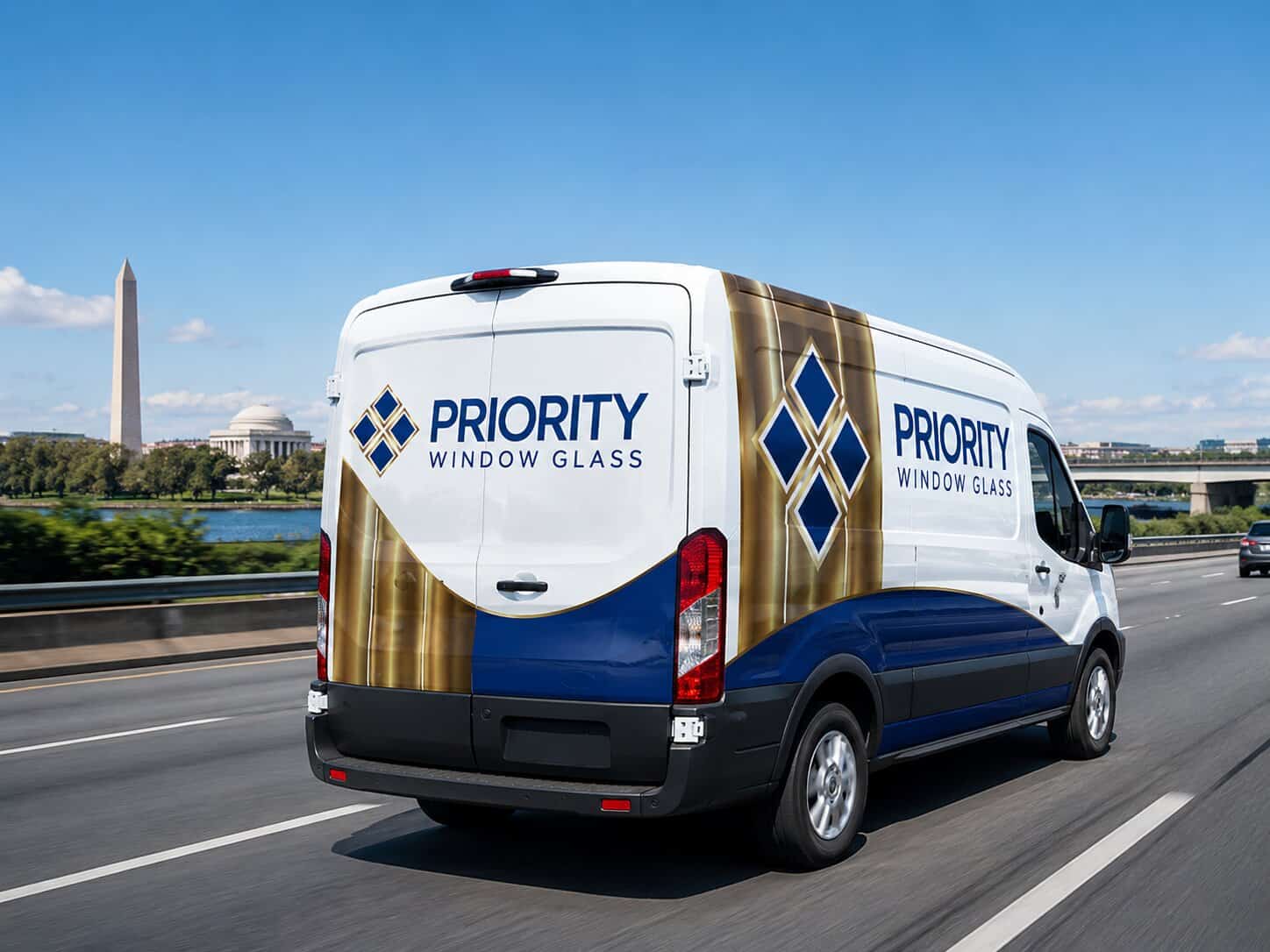 Image representing extended glass repair service coverage across the DC and Maryland area